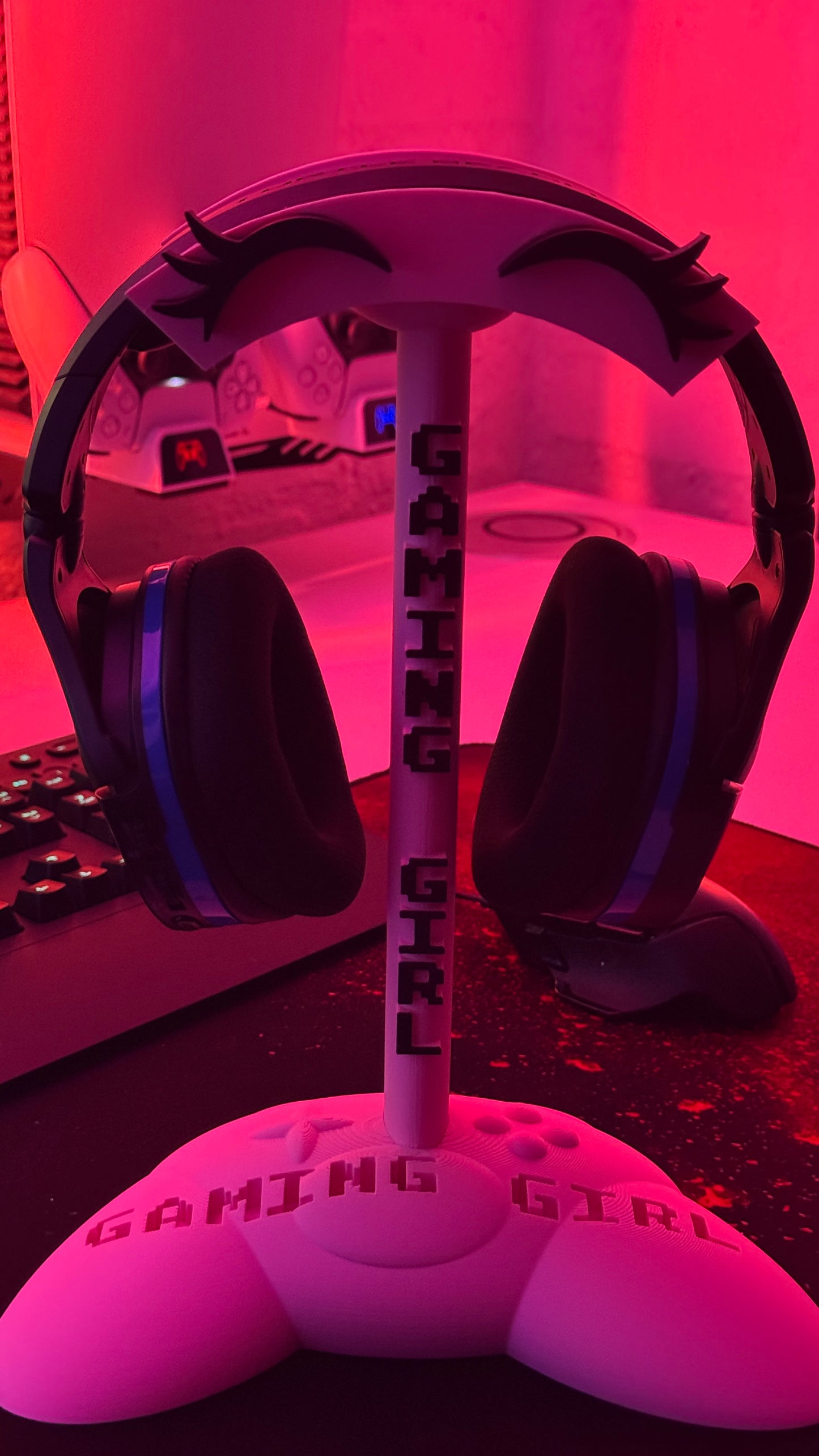 Headset Ständer - GAMING GIRL mit Wimpern