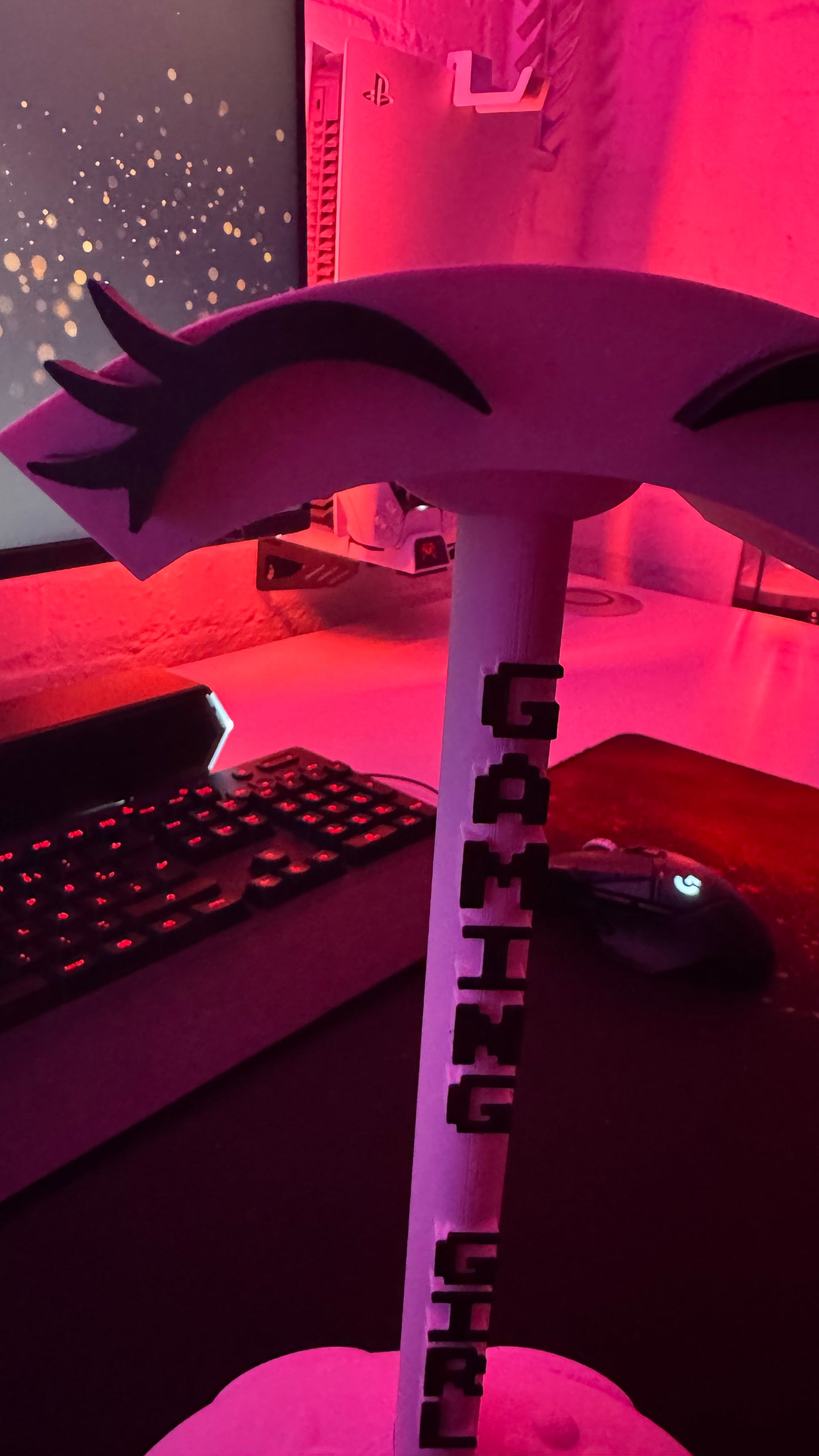 Headset Ständer - GAMING GIRL mit Wimpern