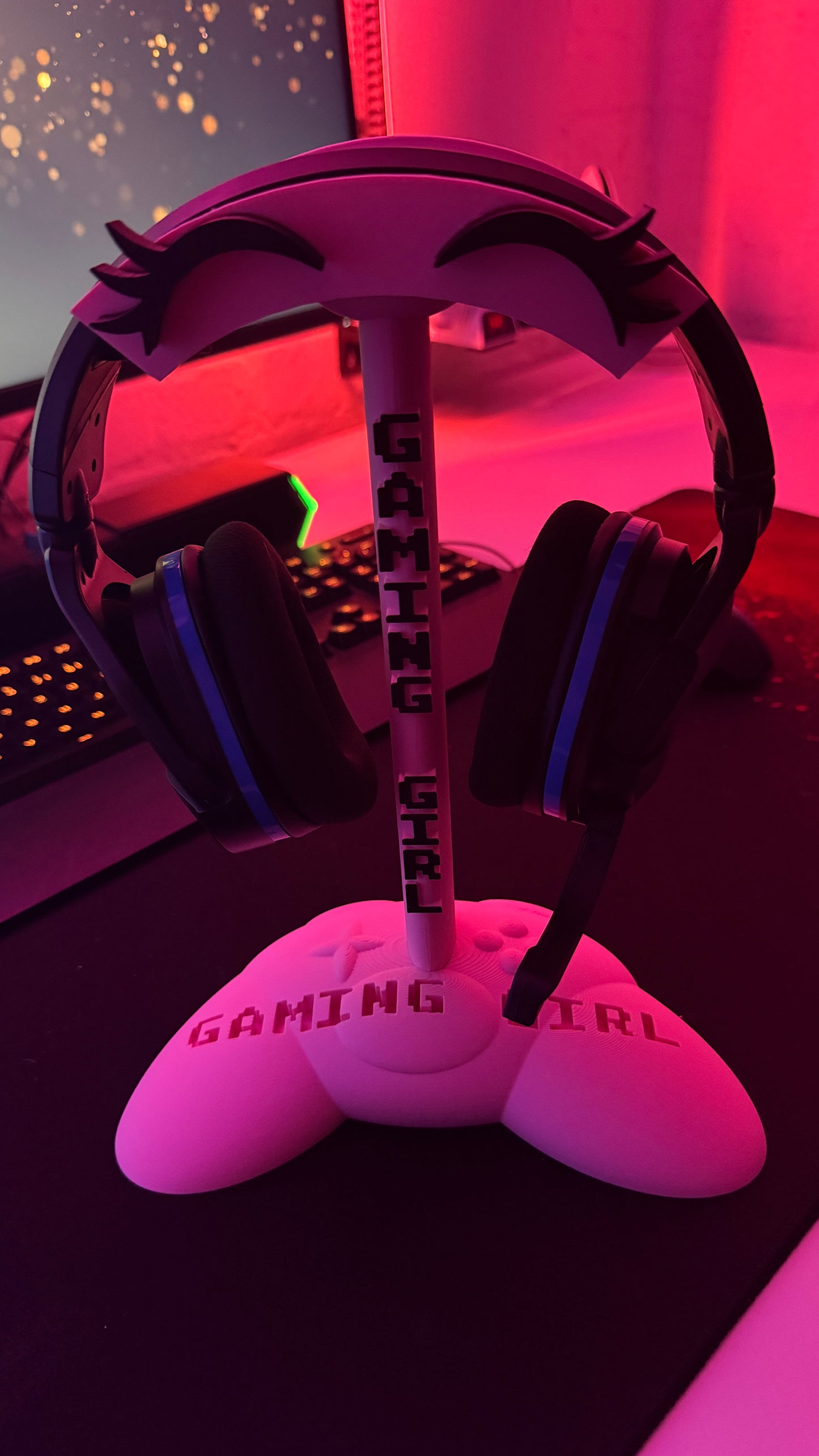 Headset Ständer - GAMING GIRL mit Wimpern
