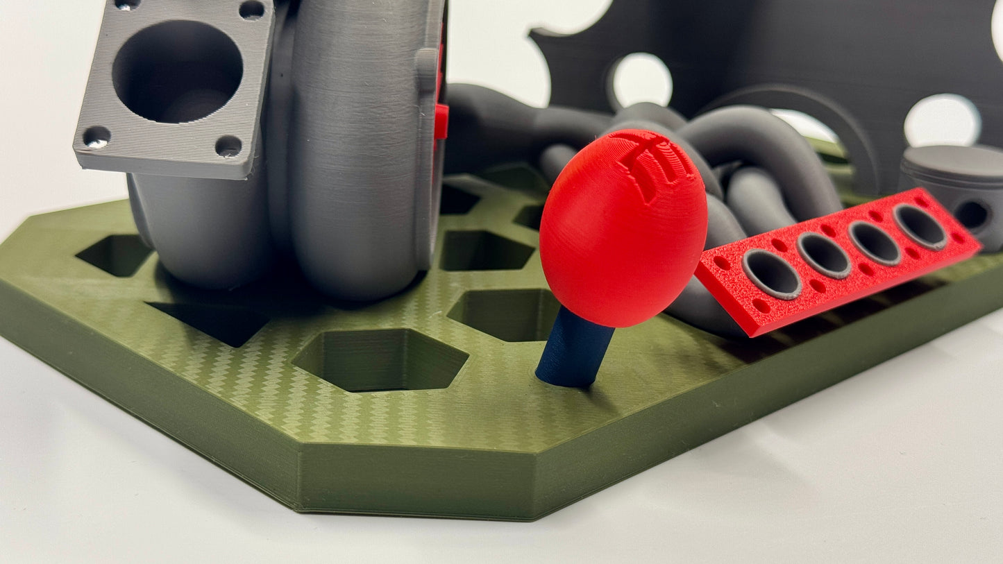 Bilderrahmen für Autoliebhaber (Turbolader, Kolben, Kurbelwelle etc.) - 20x15 cm oder 13x18 cm