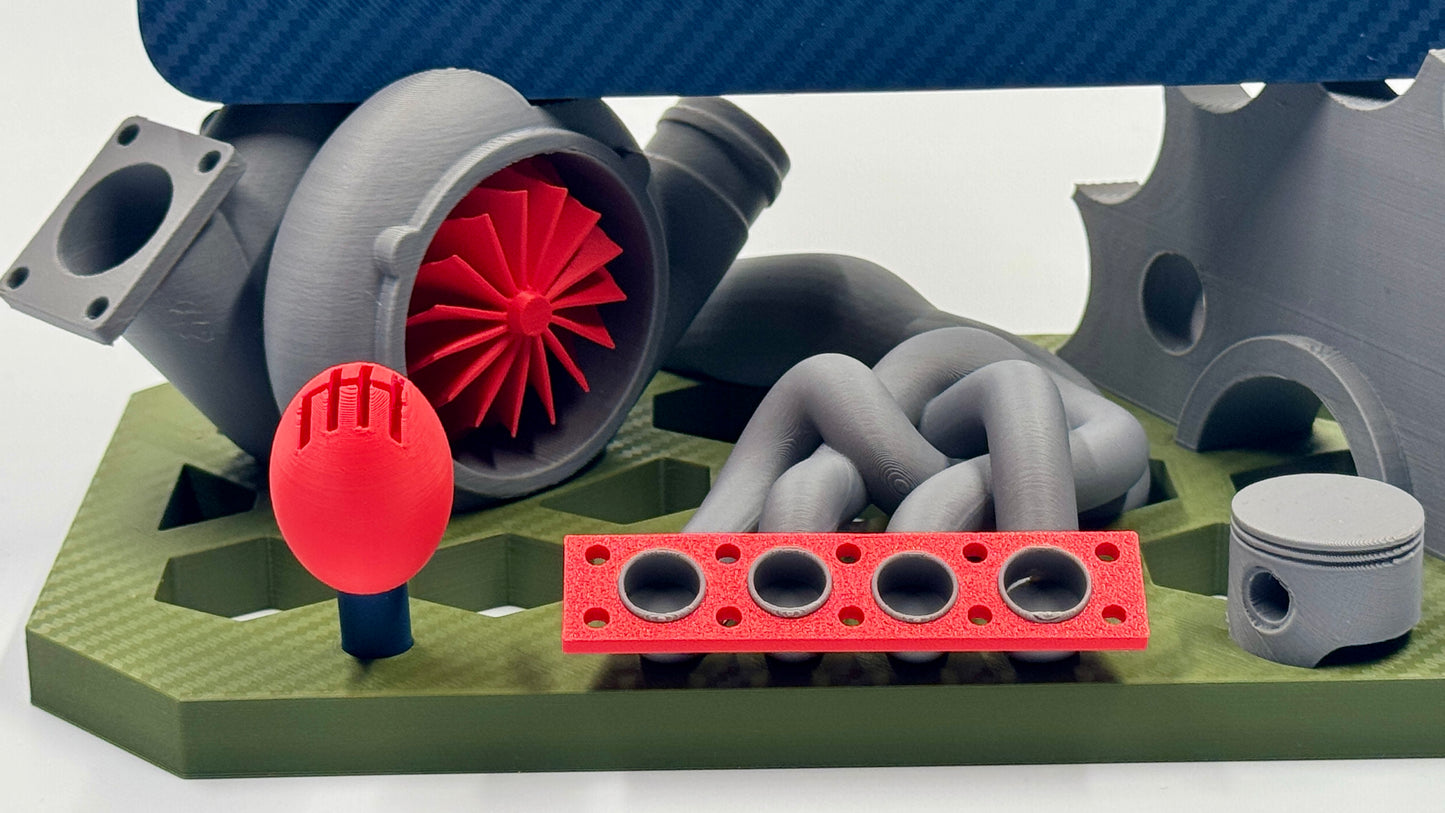 Bilderrahmen für Autoliebhaber (Turbolader, Kolben, Kurbelwelle etc.) - 20x15 cm oder 13x18 cm