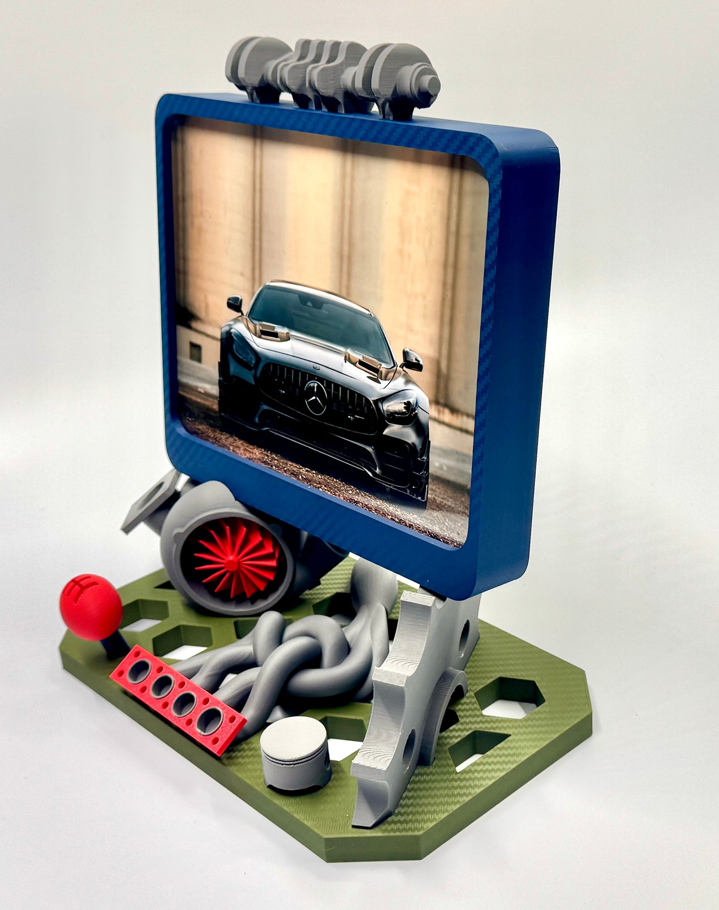 Bilderrahmen für Autoliebhaber (Turbolader, Kolben, Kurbelwelle etc.) - 20x15 cm oder 13x18 cm