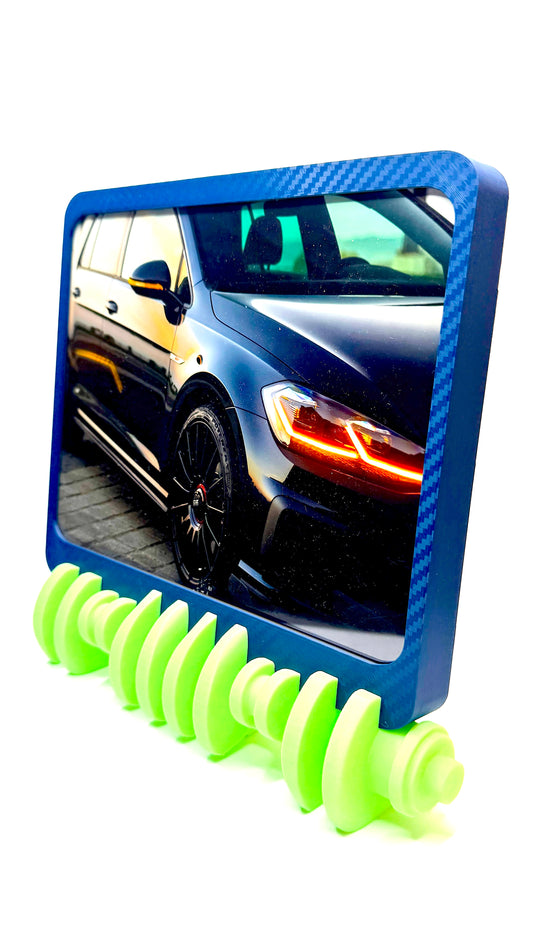 3Desire Bilderrahmen für Autoliebhaber leuchtende Kurbelwelle