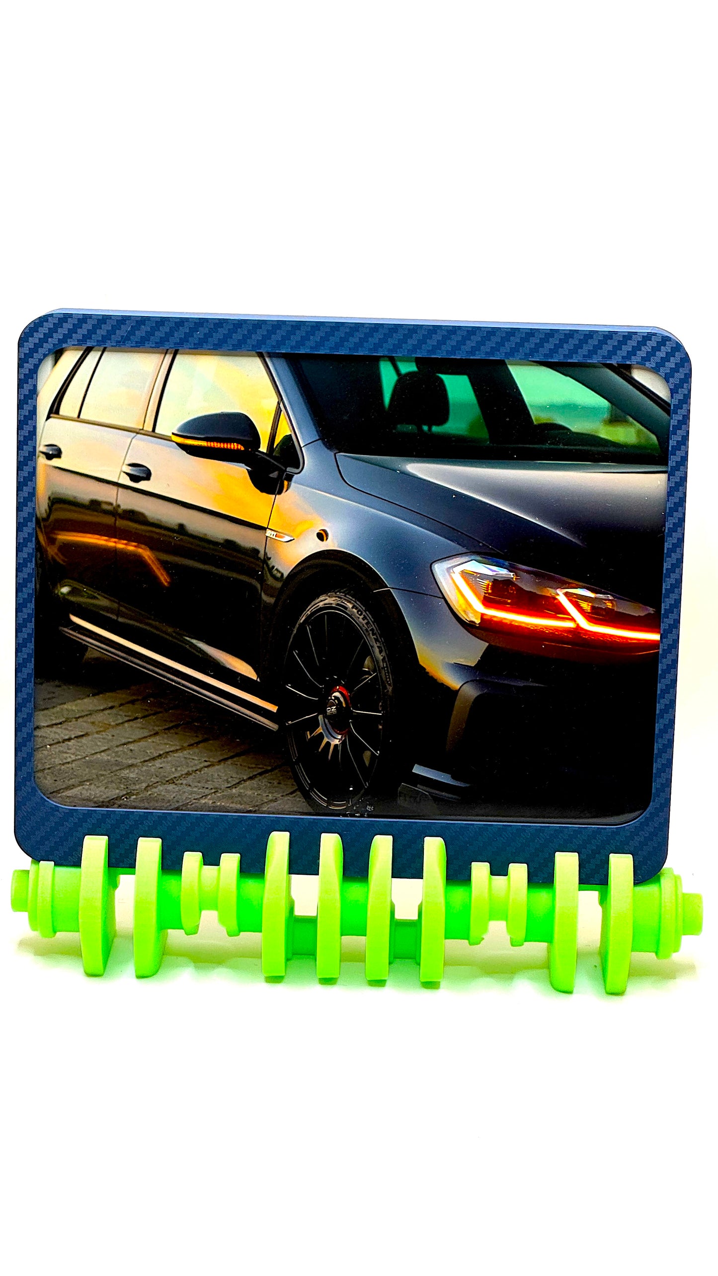 3Desire Bilderrahmen für Autoliebhaber leuchtende Kurbelwelle