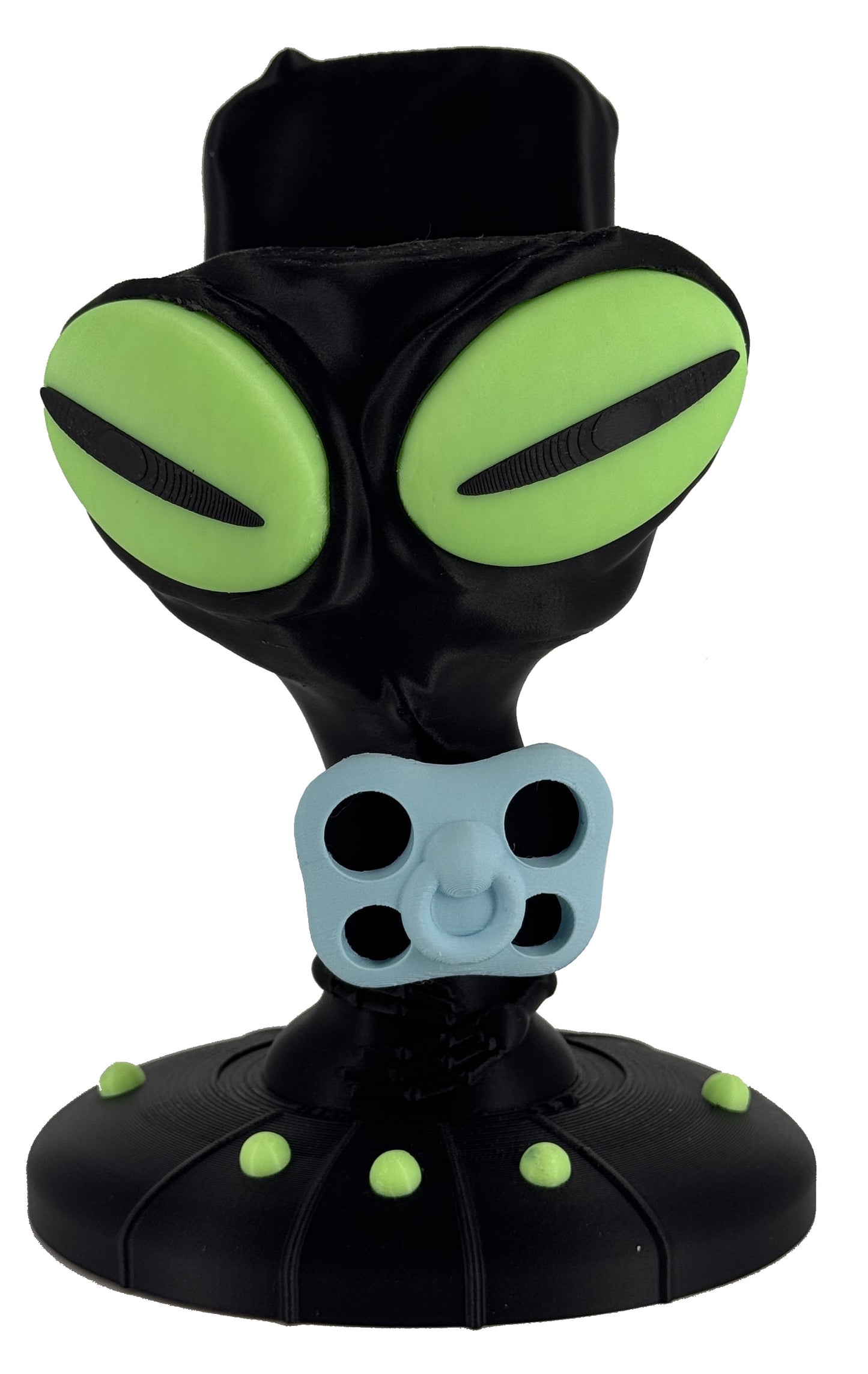 Controller Ständer für 1 Controller für PS5 oder Xbox Alien mit Schnuller – Glow in the Dark – Gaming Setup Deko – Headset & Gamepad Holder Alien Pacifier