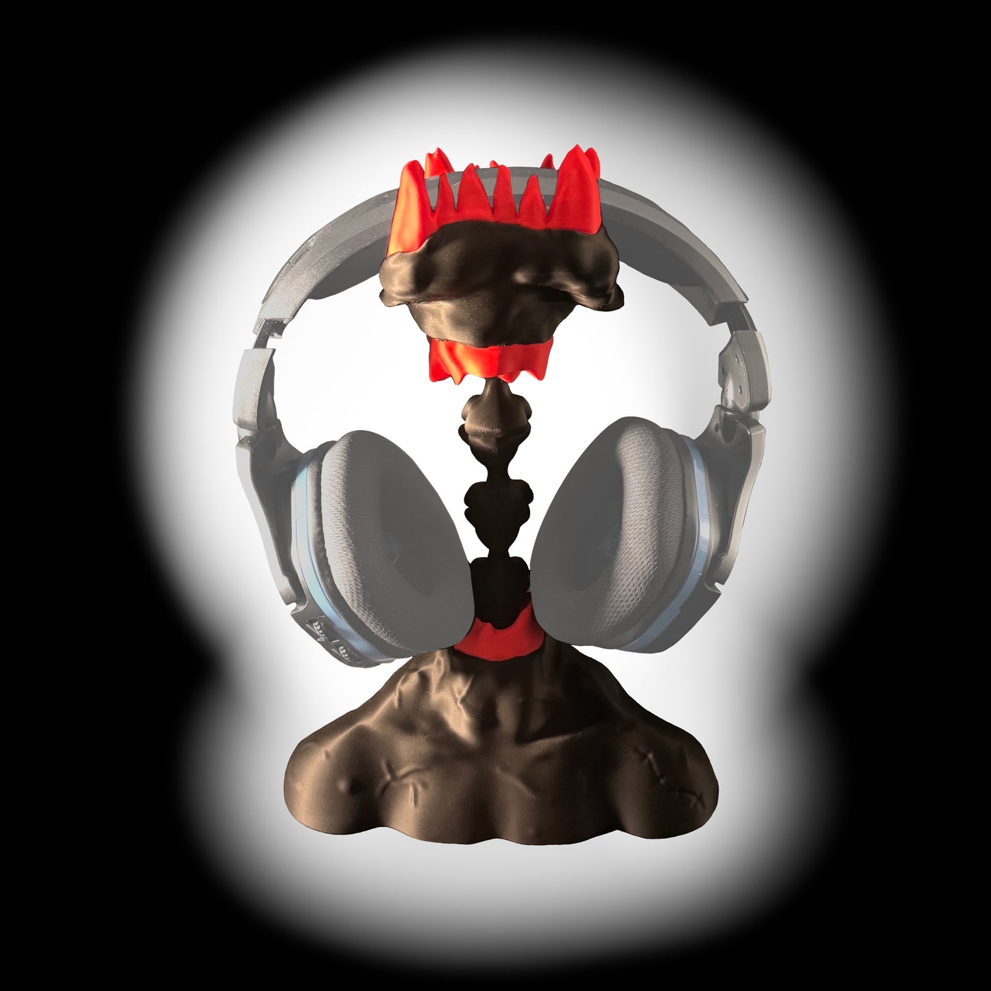 Gaming Kopfhörerhalter Monster Design - Headset Ständer - Lustiger & Ausgefallener Halter für Gaming Setup - Deko & Geschenk für Gamer - Kompatibel mit gängigen Gaming-Headsets
